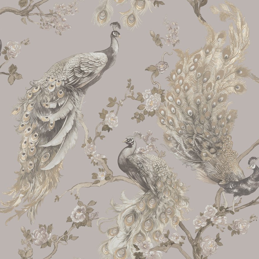 Menali Wallpaper - Grey - Holden Décor - 35920 - Premier Wallcovering