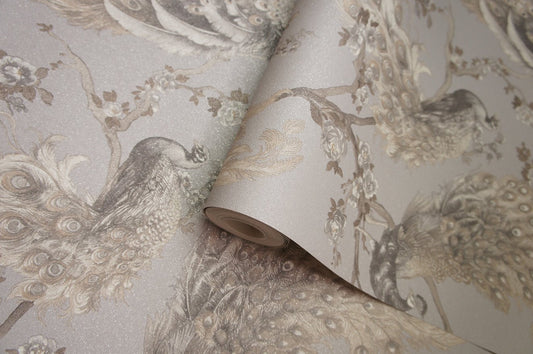 Menali Wallpaper - Grey - Holden Décor - 35920 - Premier Wallcovering