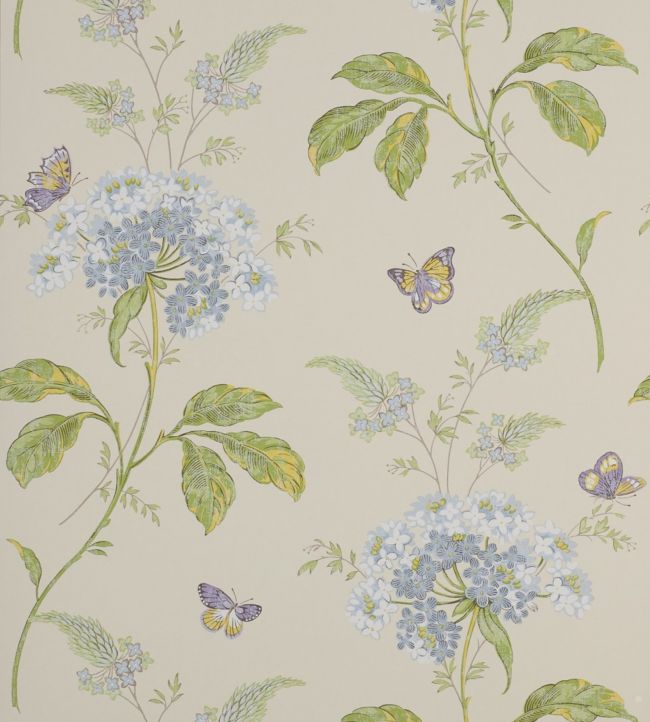 Messina Wallpaper - Blue/Green - Colefax & Fowler - 07132/05 - Premier Wallcovering