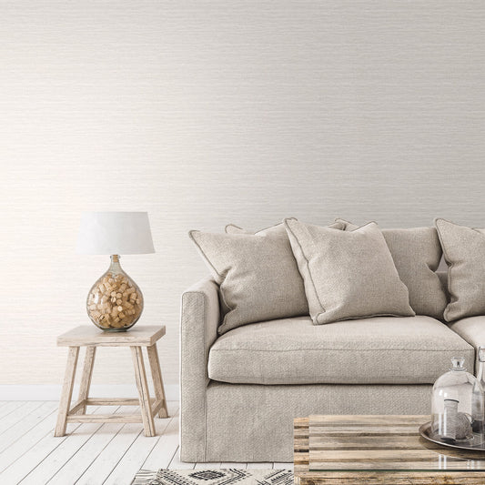Metallic FX Woven Wallpaper - Grey - Galerie - W78172 - Premier Wallcovering