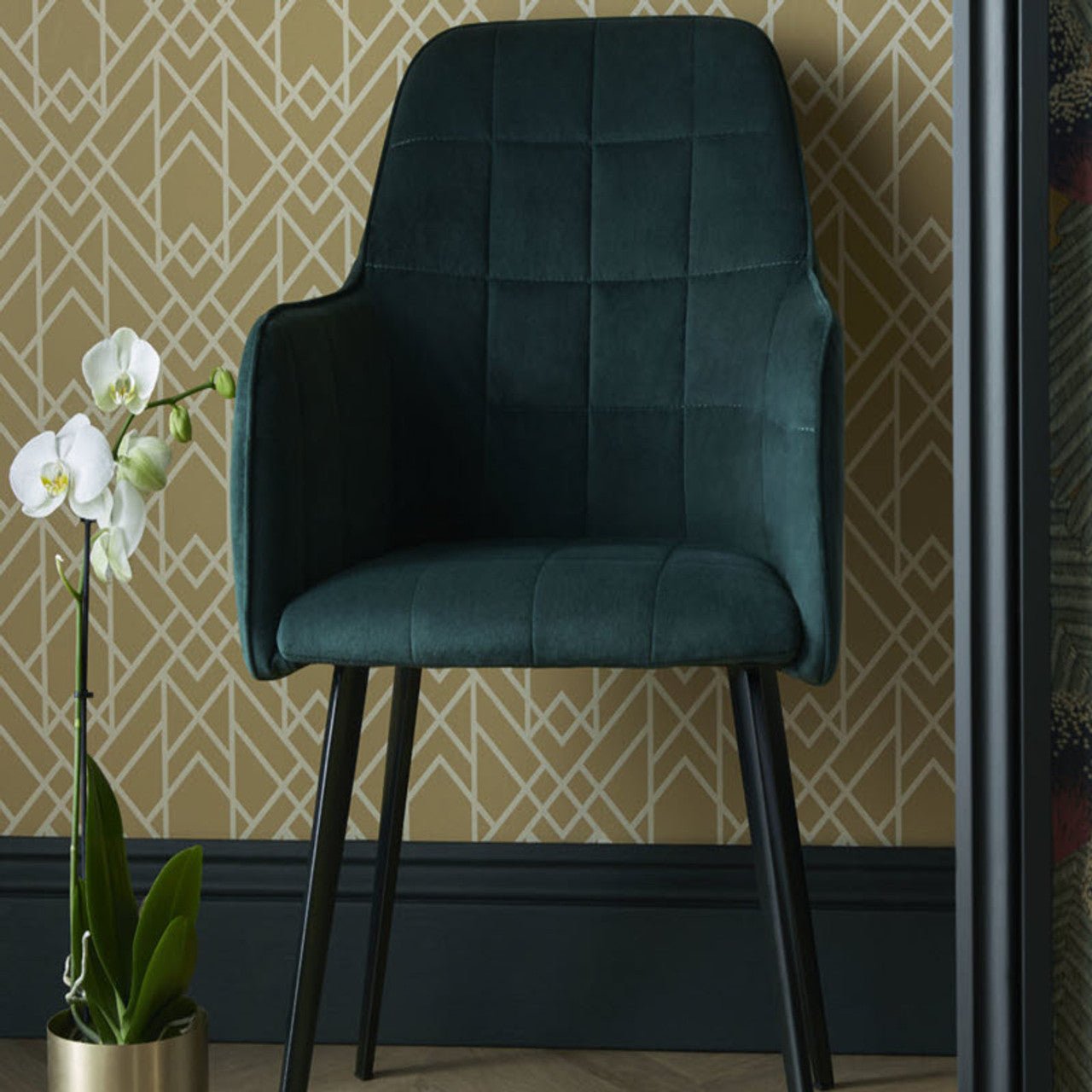 Metro Wallpaper - Mustard - 1838 wallcoverings - 1907 - 140 - 07 - Premier Wallcovering