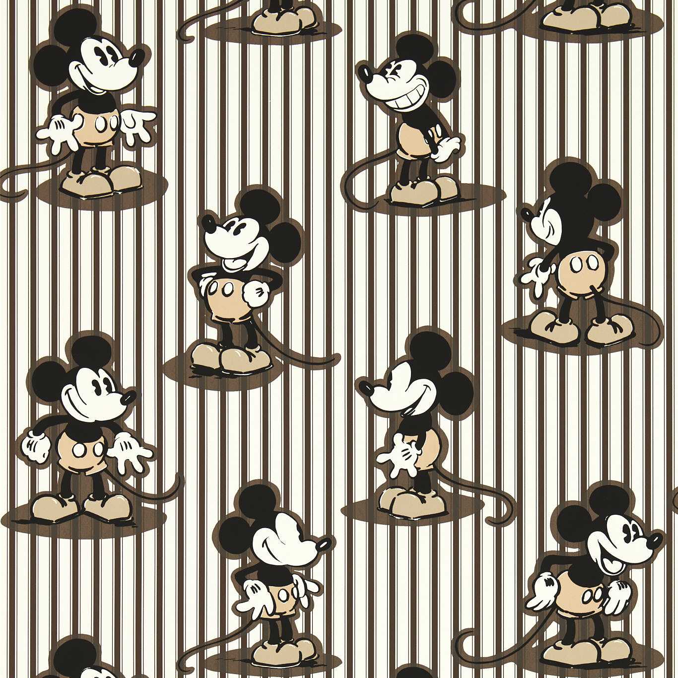 Mickey Stripe Wallpaper - Humbug - DDIW217272 - Sanderson - Premier Wallcovering