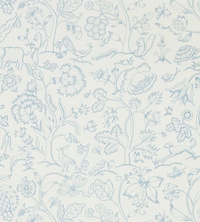 Middlemore Wallpaper - Cornflower Chalk - 216698 - Morris & Co - Premier Wallcovering