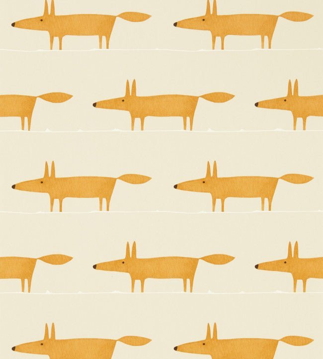 Midi Fox Wallpaper - Raffia / Chai - NHAP112818 - Scion - Premier Wallcovering