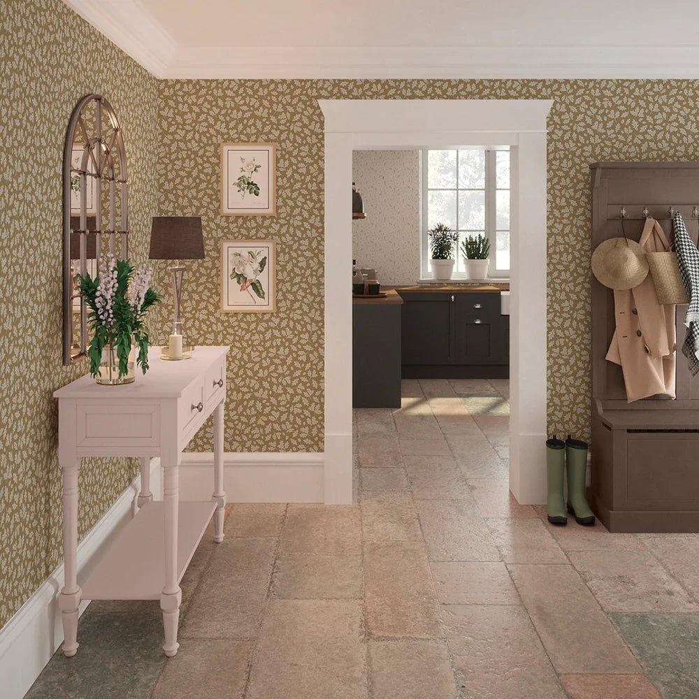 Mighty Oak Wallpaper - Ochre - LAN100149 - Lucie Annabel - Premier Wallcovering