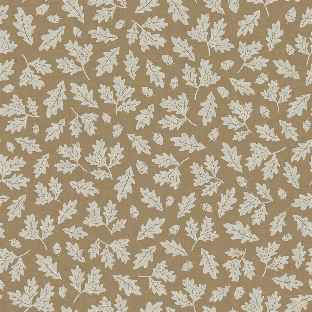 Mighty Oak Wallpaper - Ochre - LAN100149 - Lucie Annabel - Premier Wallcovering