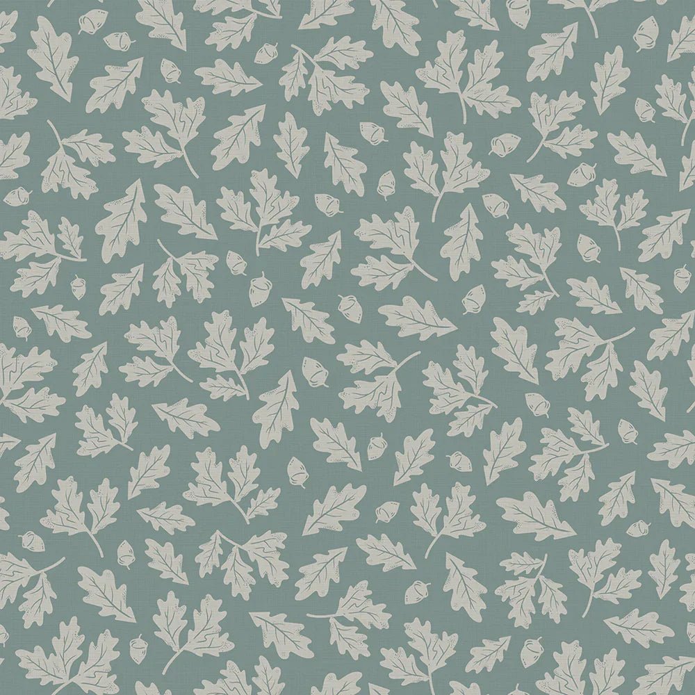 Mighty Oak Wallpaper - Steel Blue - LAN100150 - Lucie Annabel - Premier Wallcovering