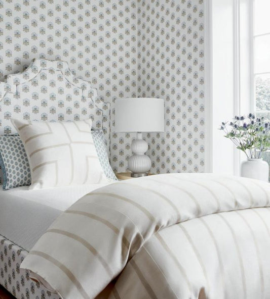 Milford Wallpaper - Blue - AT15157 - Anna French - Premier Wallcovering