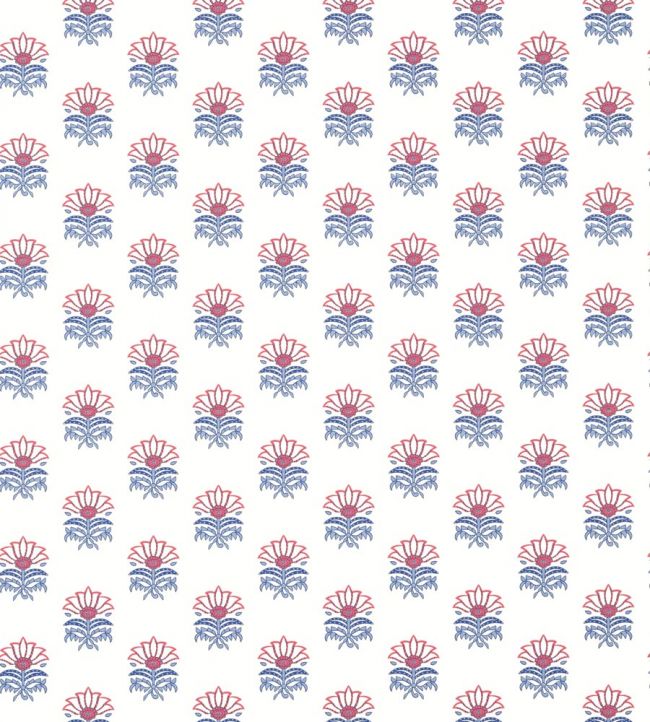 Milford Wallpaper - Red and Blue - AT15156 - Anna French - Premier Wallcovering
