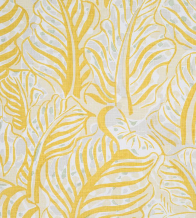 Mille Feuilles Fabric - Lemon - Christopher Farr Cloth - CF138 - 03 - Premier Wallcovering