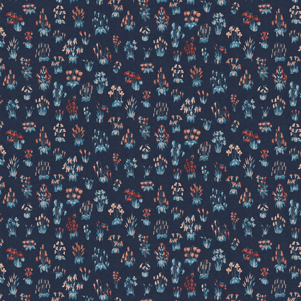 Millefleur Wallpaper - Knight - Little Greene - 0260MFKNIGH - Premier Wallcovering