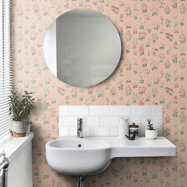 Millefleur Wallpaper - Masquerade - Little Greene - 0260MFMASQU - Premier Wallcovering