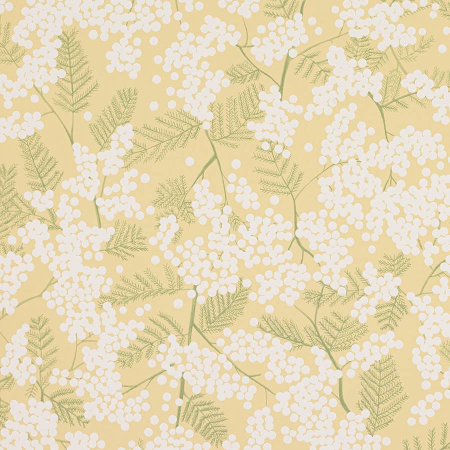 Mimosa Wallpaper - Yellow - J200W - 03 - Jane Churchill - Premier Wallcovering