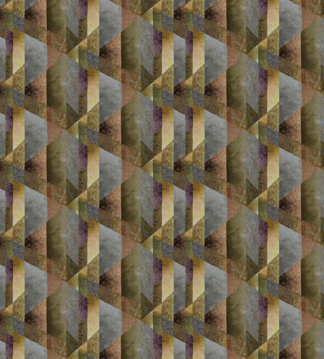 Minakari Geo Wallpaper - Rosewood - PDG1141/02 - Designers Guild - Premier Wallcovering