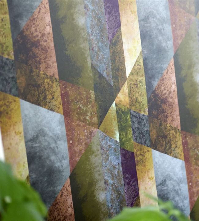 Minakari Geo Wallpaper - Rosewood - PDG1141/02 - Designers Guild - Premier Wallcovering