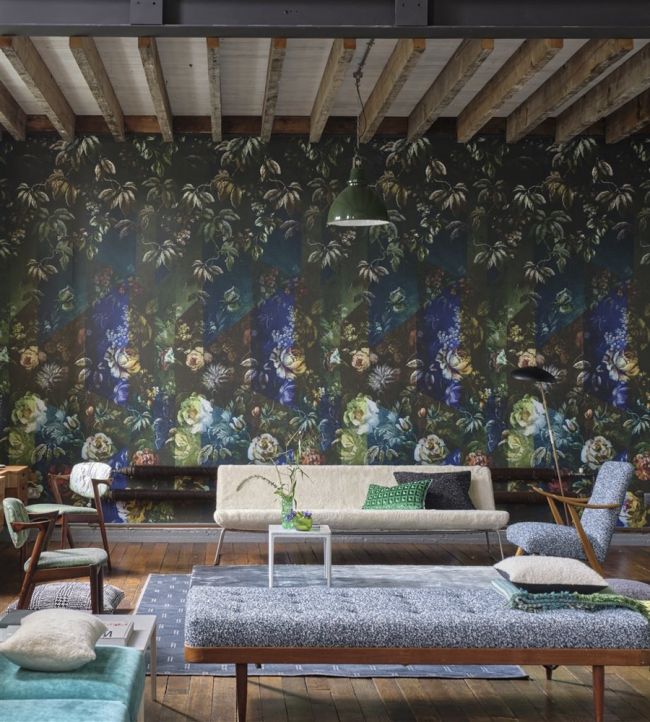 Minakari Cobalt Wallpaper - Cobalt - PDG1131/01 - Designers Guild - Premier Wallcovering