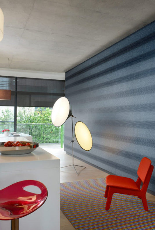 Minerals Glass Beads Wallpaper - Charcoal - Omexco - MIN6100 - Premier Wallcovering