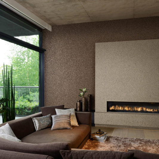 Minerals Mica Textured Wallpaper - Grey - Omexco - MIN3005 - Premier Wallcovering