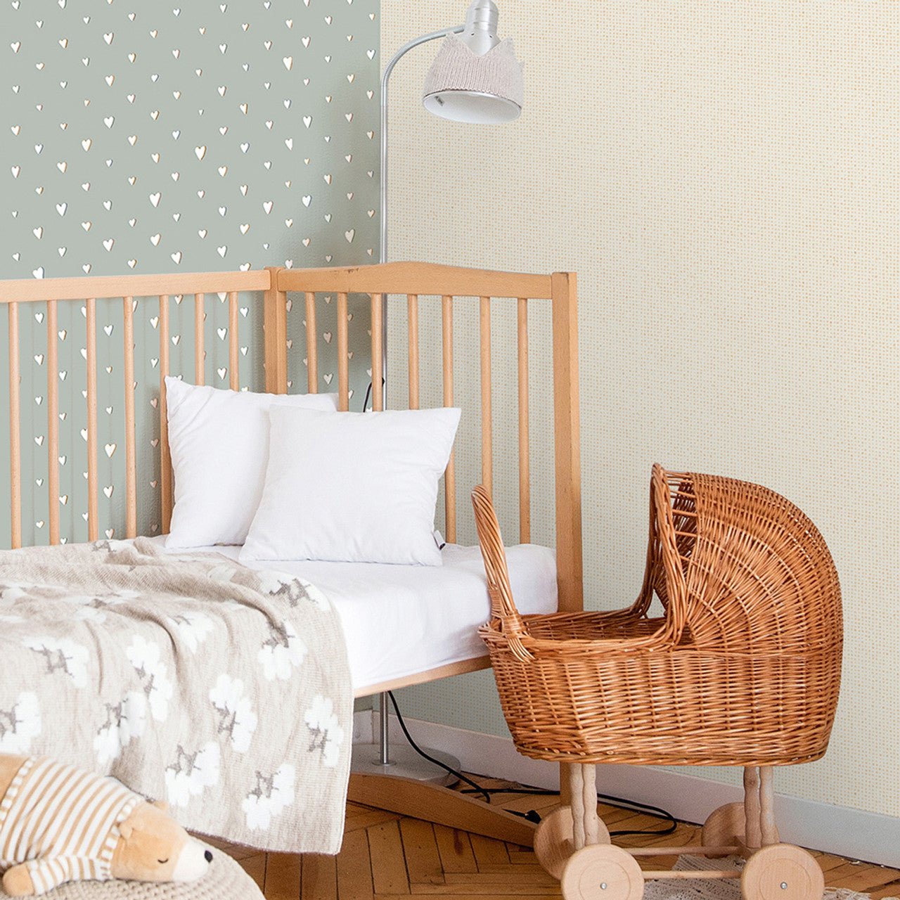 Mini Dots Great Kids Wallpaper - Pearl - Hohenberger - 26804 - Premier Wallcovering