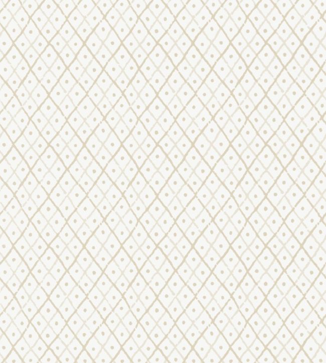 Mini Trellis Wallpaper - Beige - AT78752 - Anna French - Premier Wallcovering