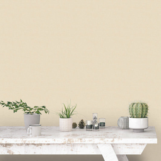 Miniatures 2 Plain Wallpaper - Cream - Galerie - G67882 - Premier Wallcovering