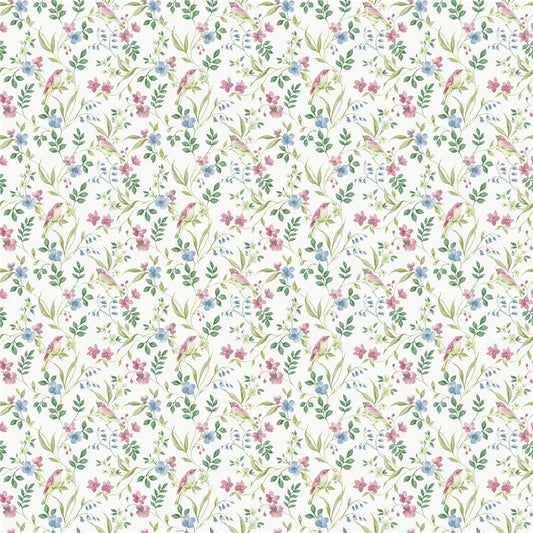 Miniatures 3 Garden Bird Wallpaper - Multi - Galerie - G68714 - Premier Wallcovering