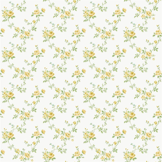 Miniatures 3 Multi Floral Trail Wallpaper - Yellow - Galerie - G68732 - Premier Wallcovering
