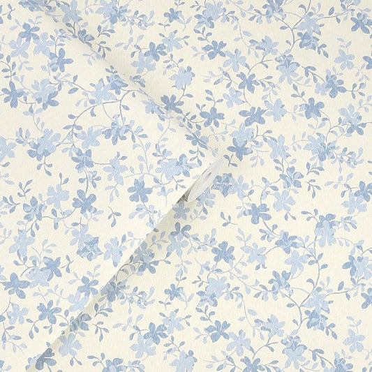 Misterton Trail Wallpaper - Pale Seaspray Blue - Laura Ashley - 122744 - Premier Wallcovering