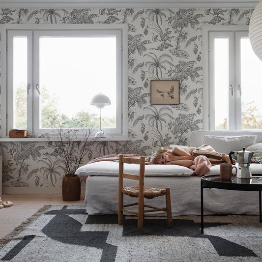 Moa Wallpaper - Sandstone - Sandberg - 240-09 - Premier Wallcovering