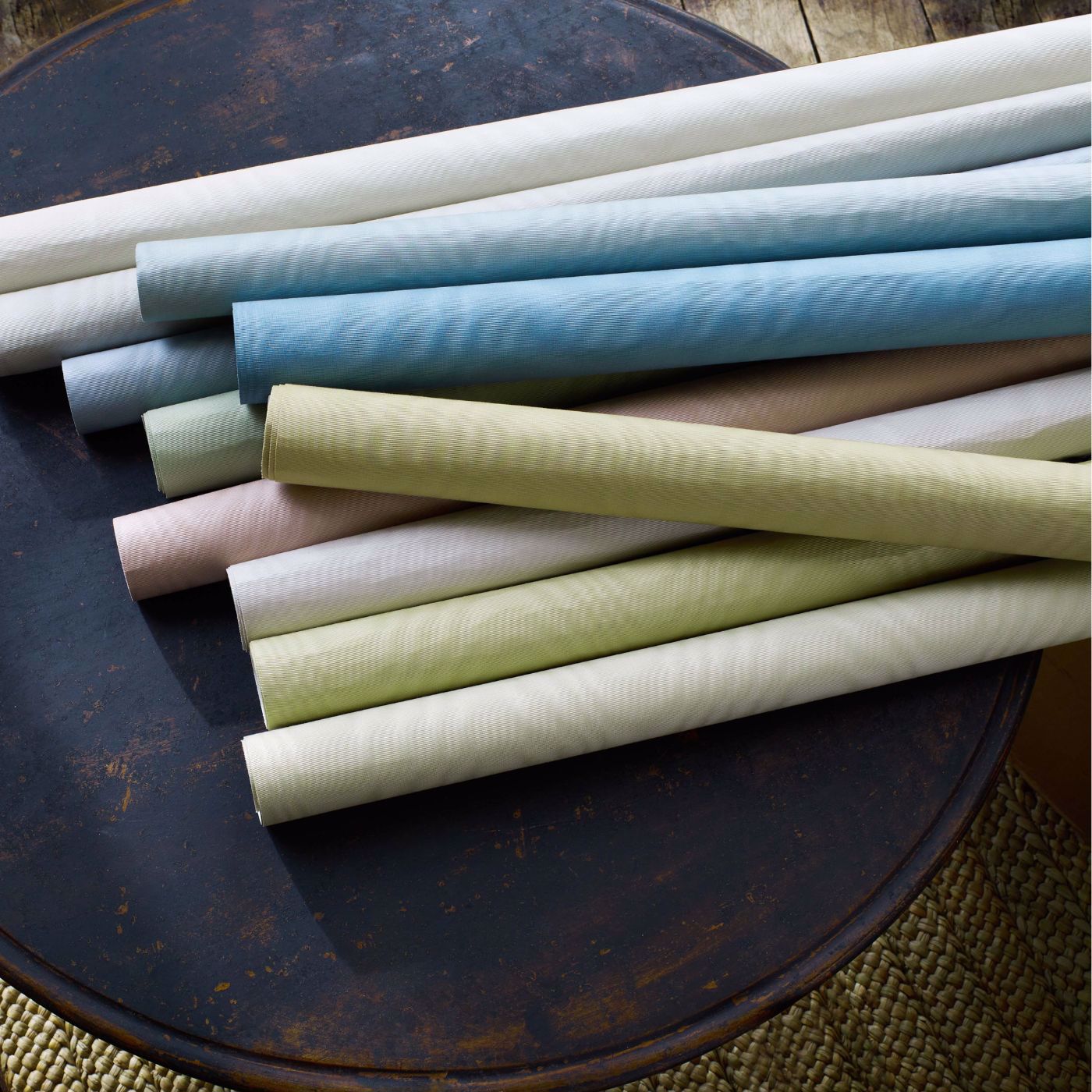 Moire Wallcovering Wallpaper - Platinum - ZMOI313070 - Zoffany - Premier Wallcovering