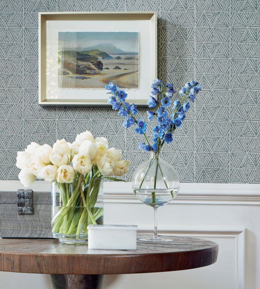 Mombasa Wallpaper - Wheat - Thibaut - T10206 - Premier Wallcovering