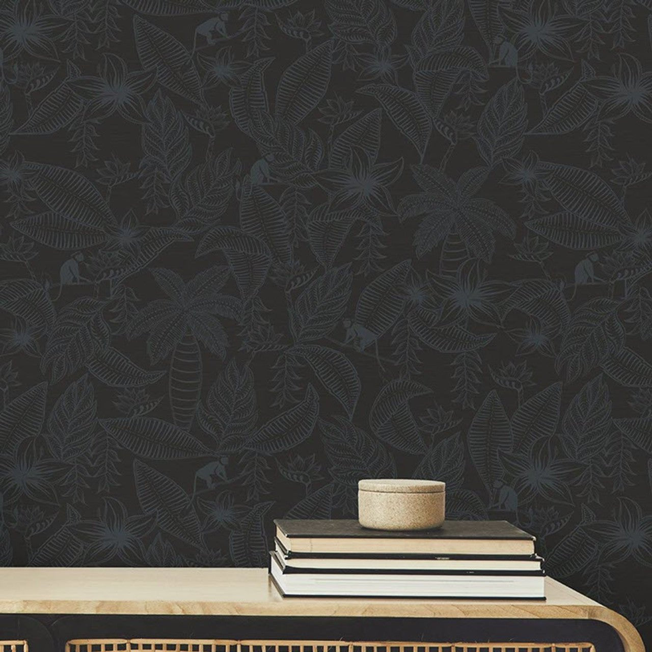 Monflo Fantasia Wallpaper - Midnight - Ted Baker - 12704 - Premier Wallcovering