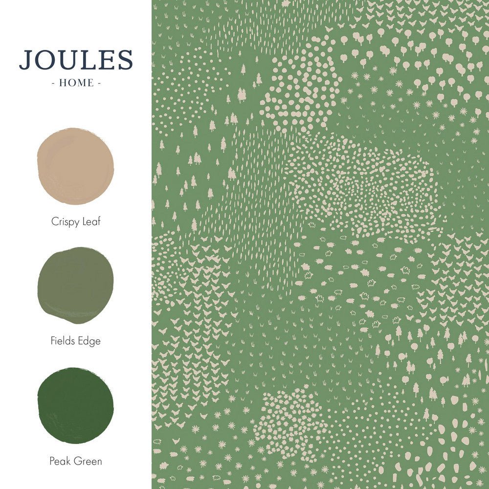 Mono Farm Wallpaper - Green - Joules - 120869 - Premier Wallcovering