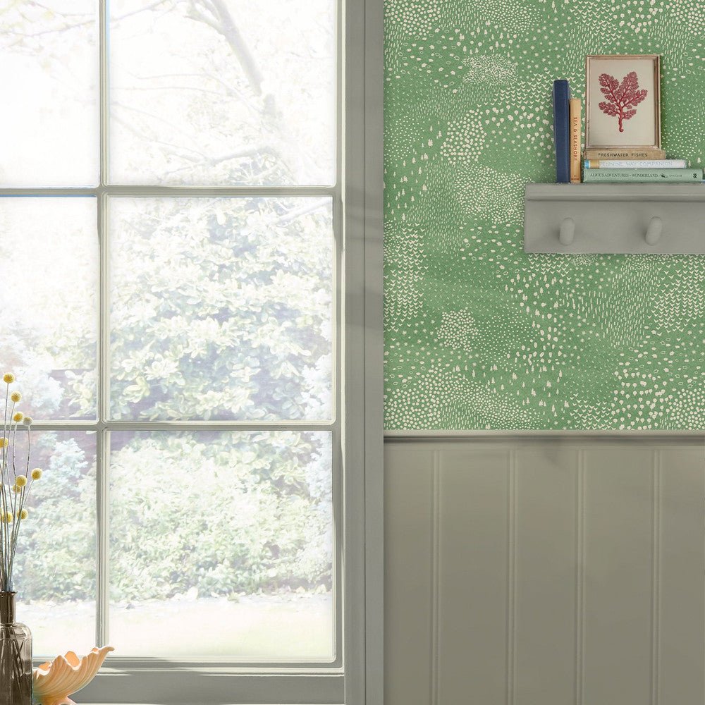 Mono Farm Wallpaper - Green - Joules - 120869 - Premier Wallcovering