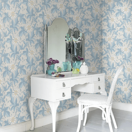 Monroe Wallpaper - Dawn Flower - Little Greene - 0291MODAWNZ - Premier Wallcovering