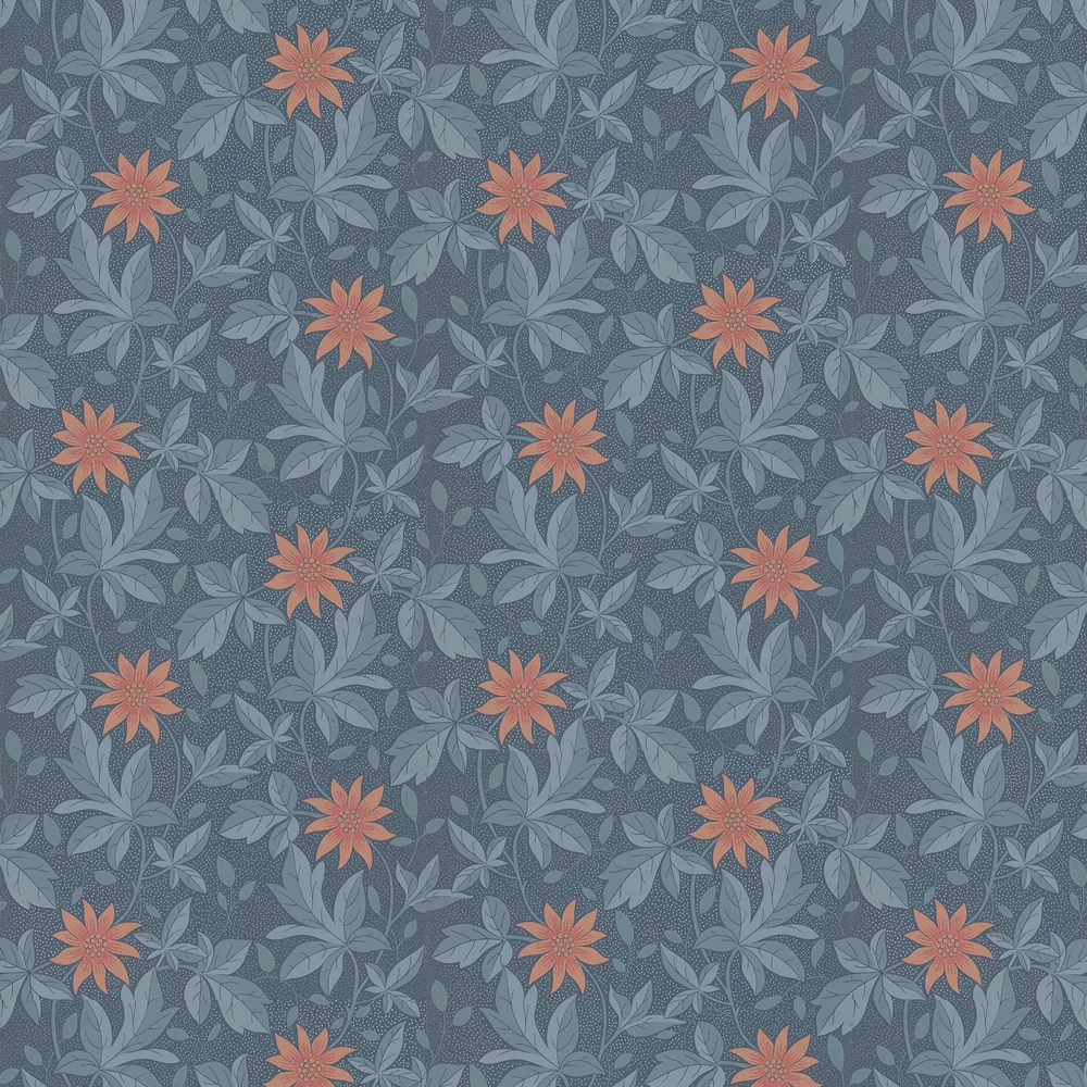 Monroe Wallpaper - Night Flower - Little Greene - 0291MONIGHT - Premier Wallcovering