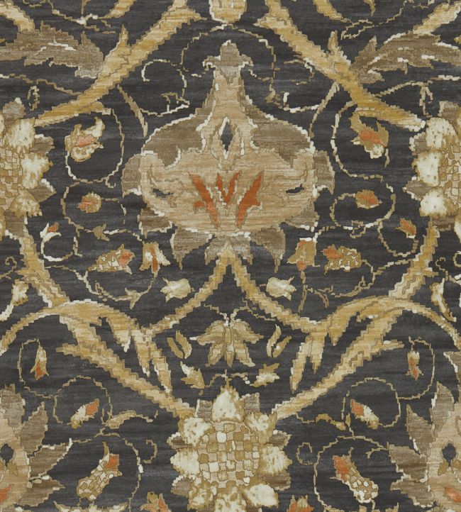 Montreal Wallpaper - Charcoal/Bronze - 216431 - Morris & Co - Premier Wallcovering