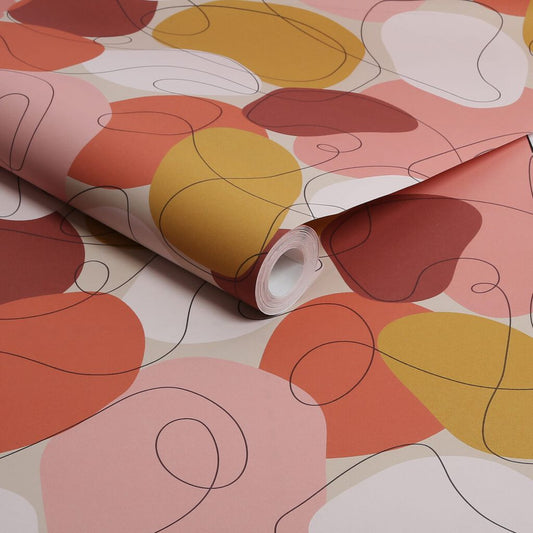 Mood Wallpaper - Peachy - Envy - 118609 - Premier Wallcovering
