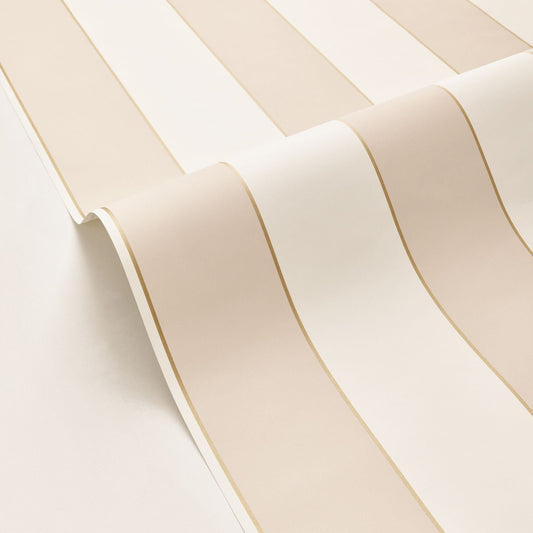 Moonlight Golden Lines Wallpaper - Beige Blanc - Caselio - 101070103 - Premier Wallcovering