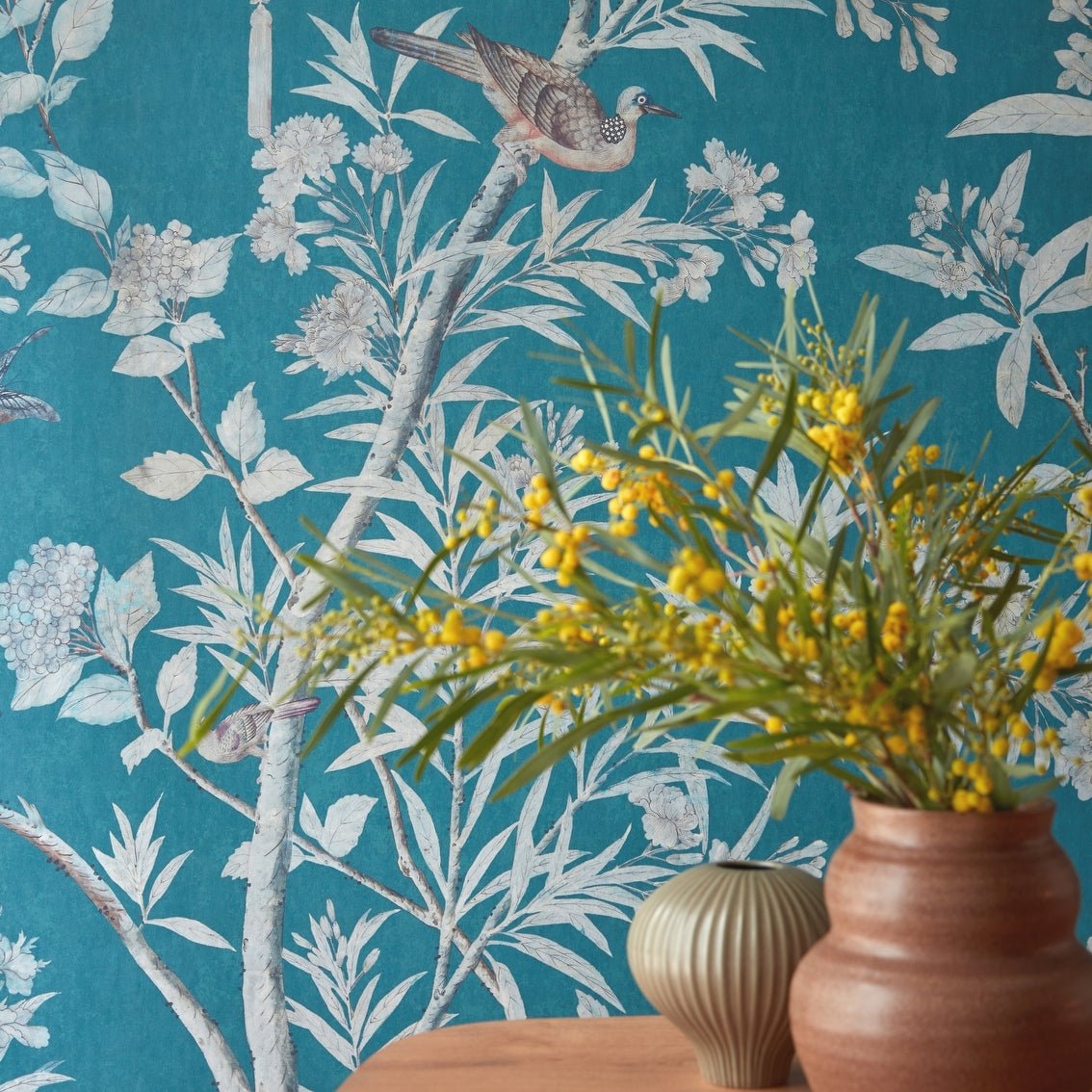Moor Park Wall Mural - Prussian Blue - 1838 wallcoverings - 2513 - 192 - 01 - Premier Wallcovering