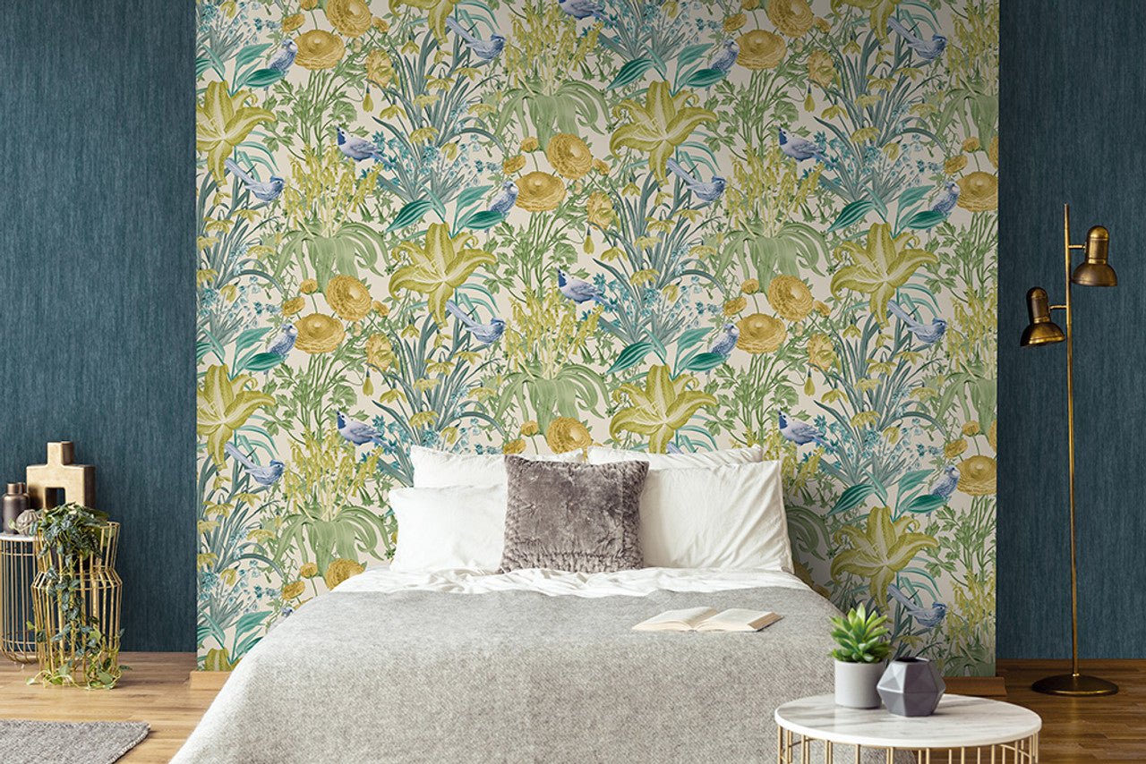 Moorea Tropical Wallpaper - Pineapple - Hohenberger - 26727 - Premier Wallcovering
