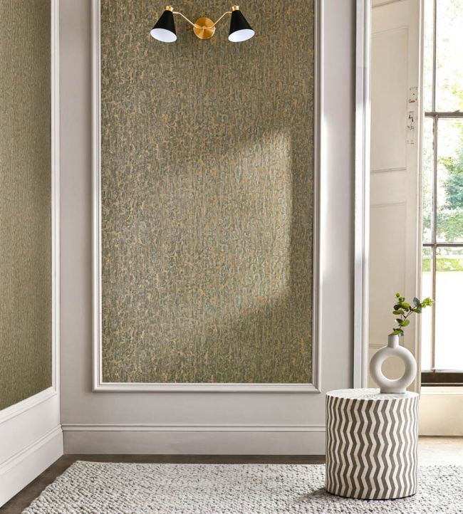 Moresque Glaze Wallpaper - Antique Bronze - ZHIW312992 - Zoffany - Premier Wallcovering