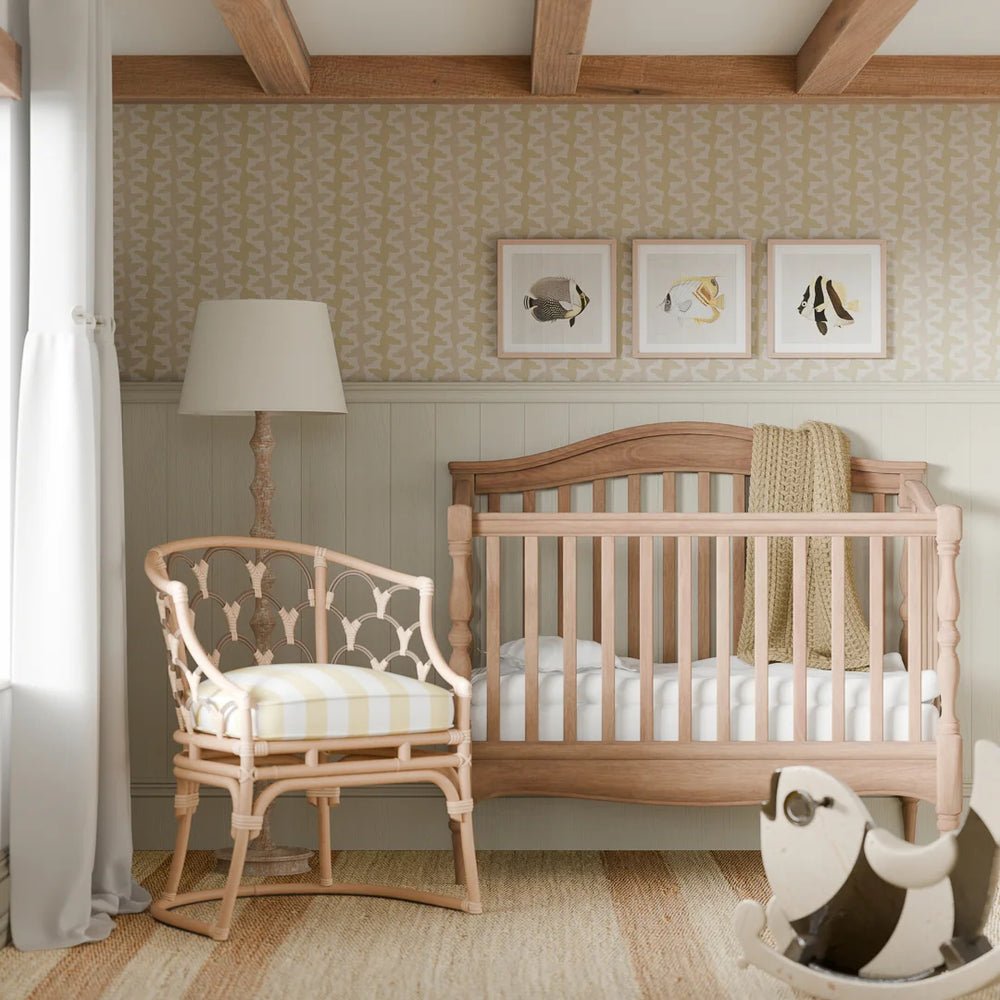 Morning Shore Wallpaper - Antique Gold and Soft Spice - LAN100288 - Lucie Annabel - Premier Wallcovering