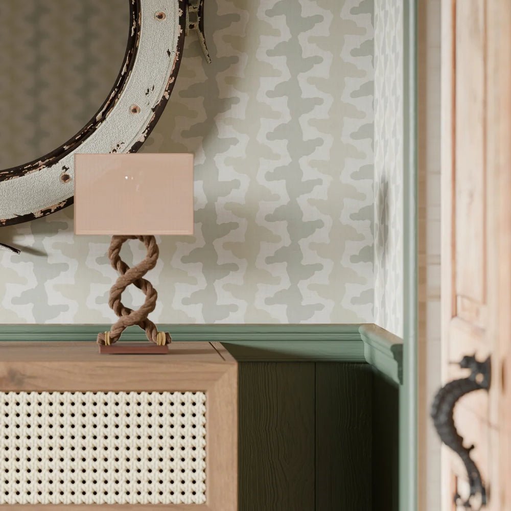 Morning Shore Wallpaper - Slow Cooked Sage and Rustic Green - LAN100287 - Lucie Annabel - Premier Wallcovering