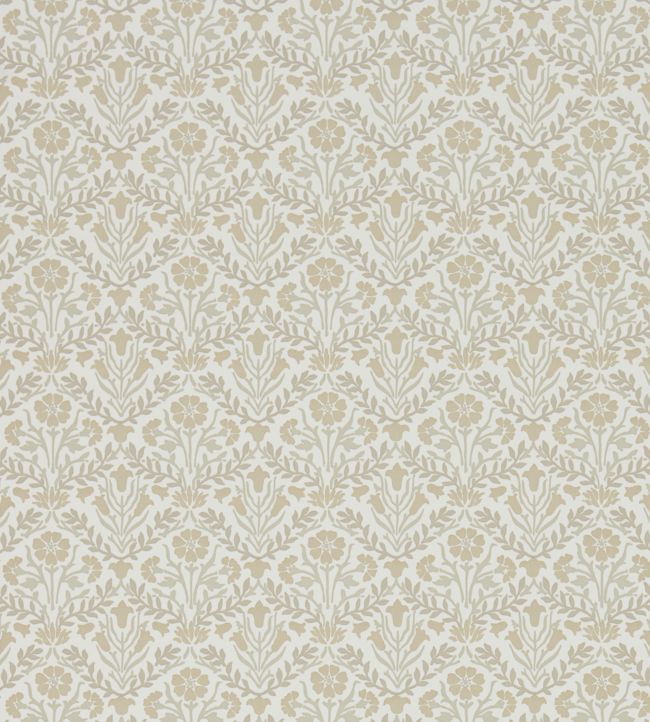 Morris Bellflowers Wallpaper - Linen/Cream - 216437 - Morris & Co - Premier Wallcovering