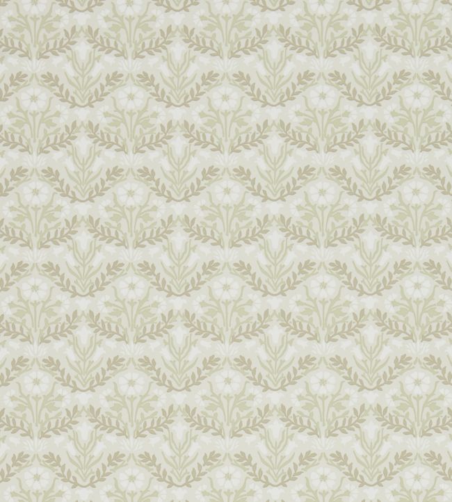 Morris Bellflowers Wallpaper - Manilla/Olive - 216434 - Morris & Co - Premier Wallcovering