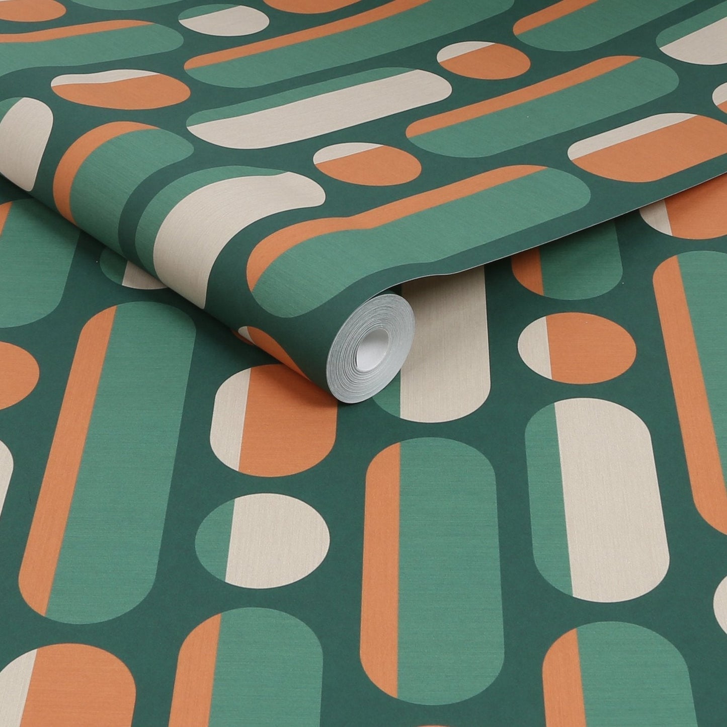Morse Wallpaper - Bottle Green Rust - Envy - 122356 - Premier Wallcovering