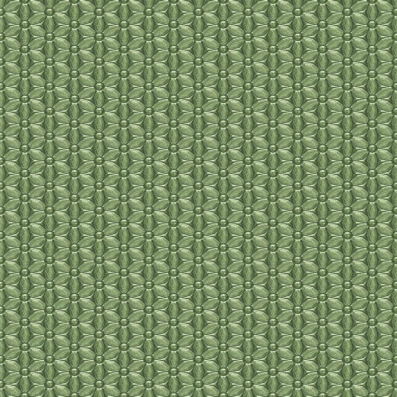 Mosaic Flowers Wallpaper - Green - SK Filson - SK10009 - Premier Wallcovering