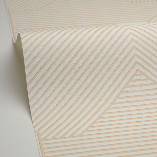 Movement Wallpaper - Beige - Caselio - 105540120 - Premier Wallcovering