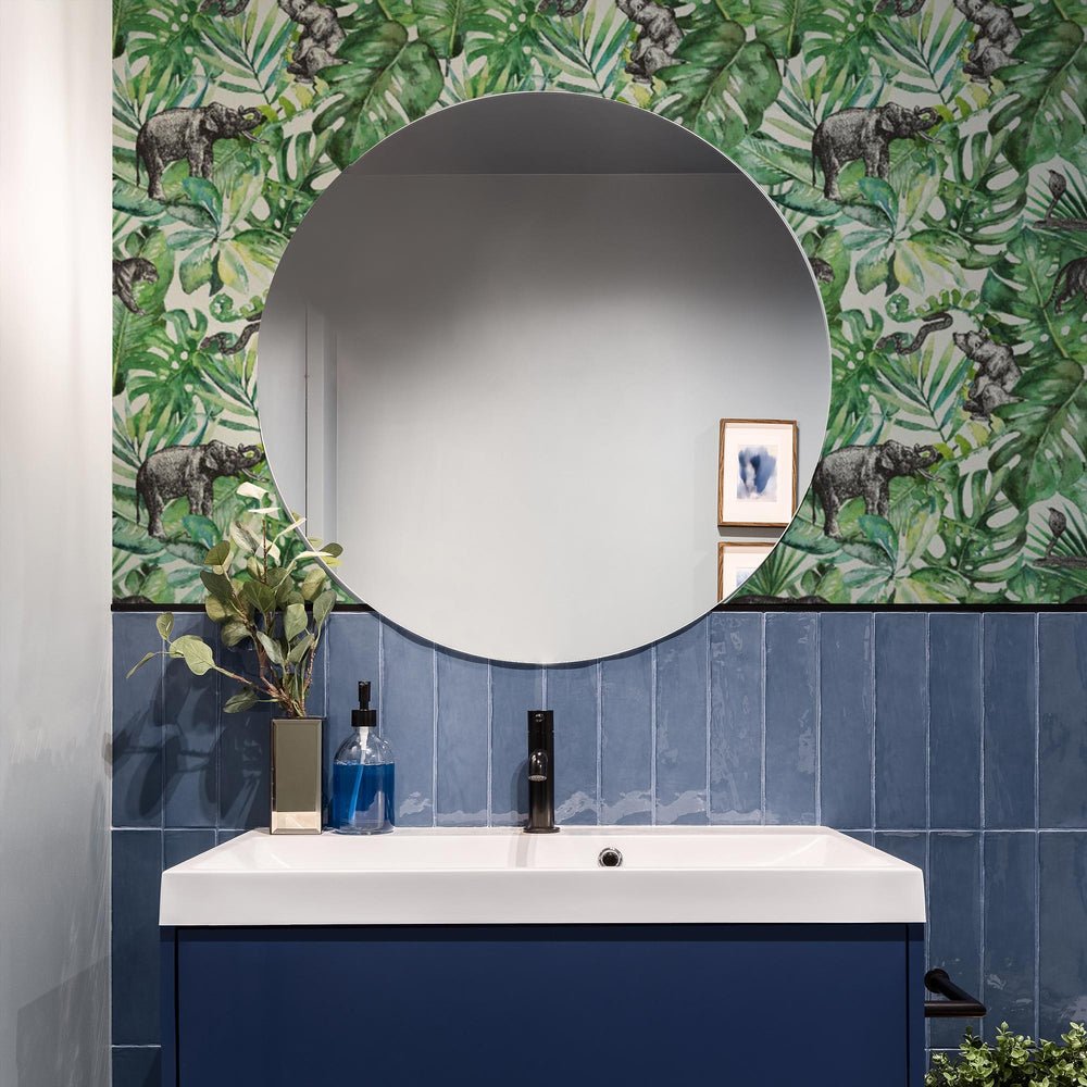 Mowgli Wallpaper - Shades of Green - Lust Home - LH900162 - Premier Wallcovering